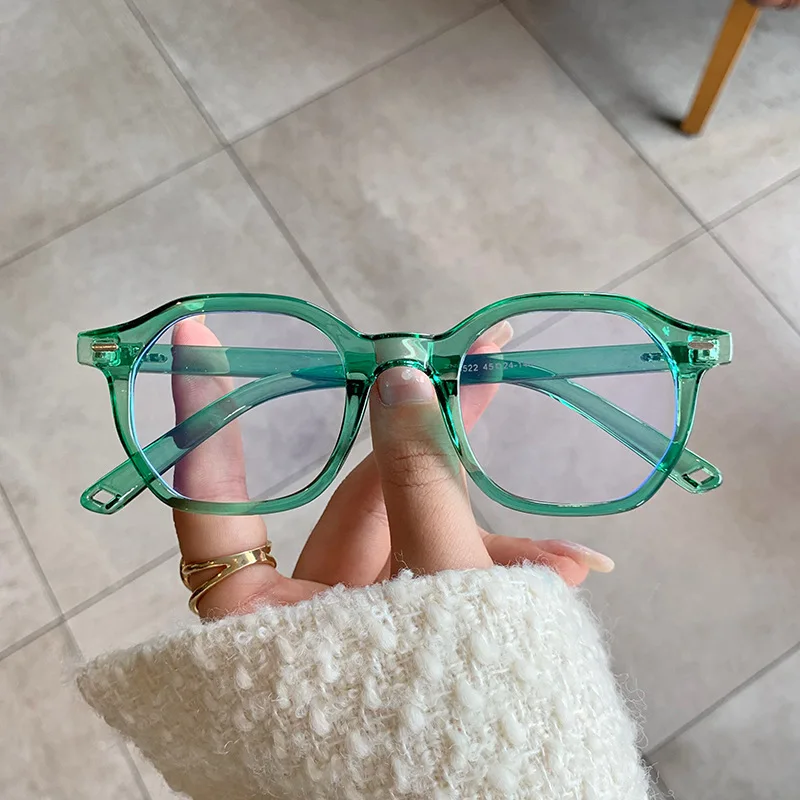 

Blue Light Blocking Men Glasses Frames Fashion Trendy Women's Eyeglasses Square Shape Men's Glasses Frame