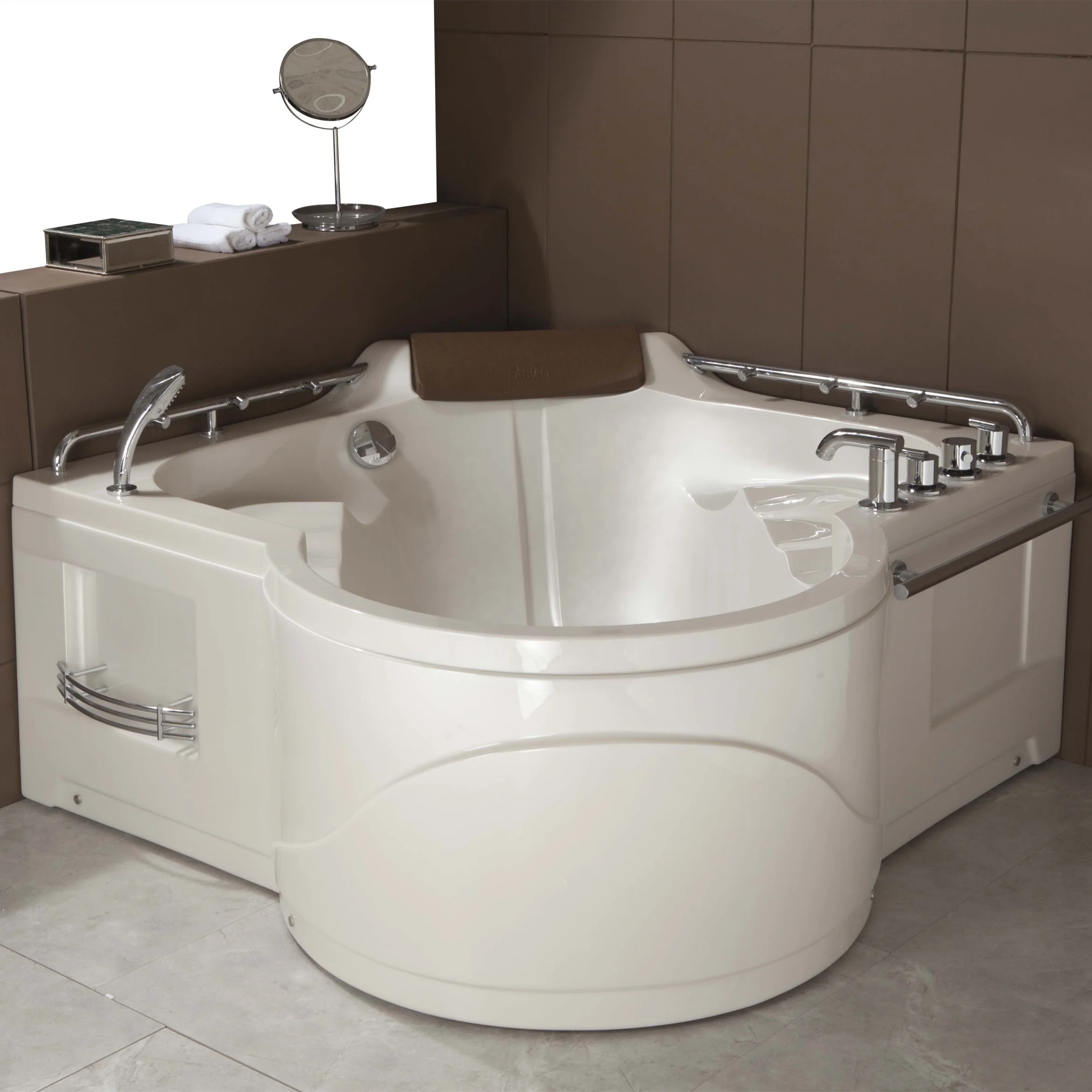 

Горячий продавец, простая модель, большая круглая гидромассажная ванна, как бассейн с большой емкостью