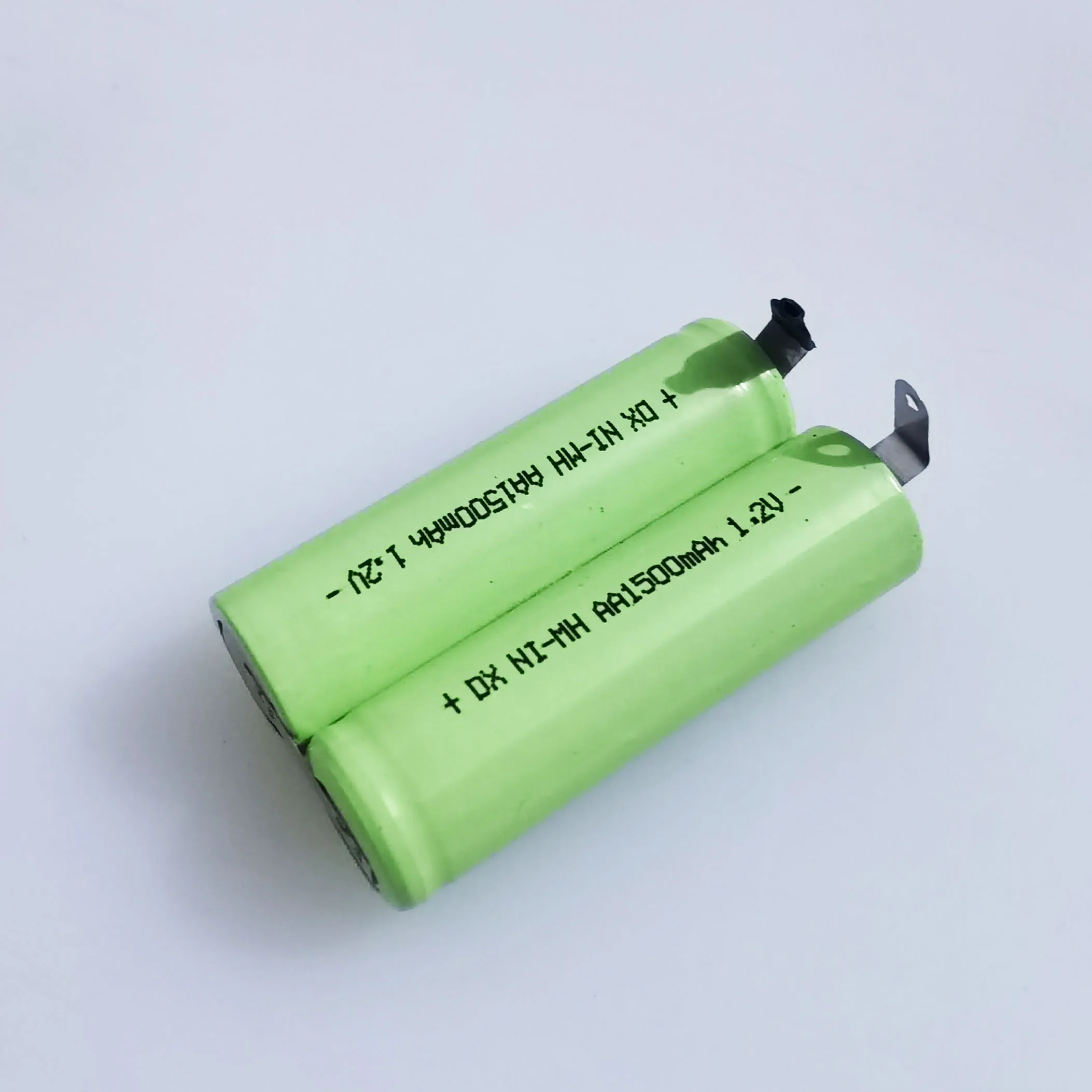 2.4V AA rechargeable battery pack 1500mah 2A ni-mh baterias cell for light cordless phone electric shaver razor