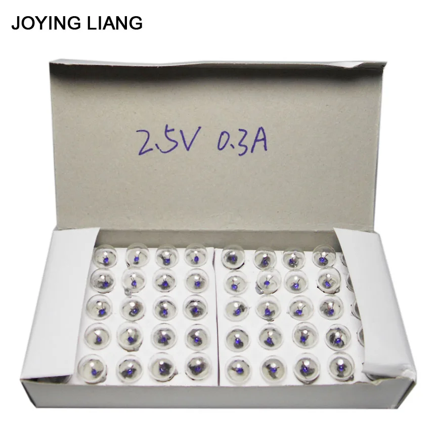 Student Electrical Experimental Physics Class Used 0.3A 1.5V 2.5V 3.8V Small Incandescent Bulbs JOYING LIANG 50PCS/LOT