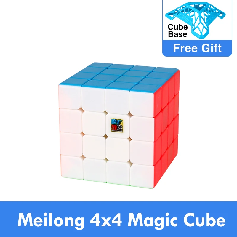 Moyu Meilong 4x4 Geschwindigkeit Würfel magisches Puzzle strikt less 4x4x4 Neo Cubo Magico 59mm Mini Größe matti erte Oberfläche Spielzeug für Kinder