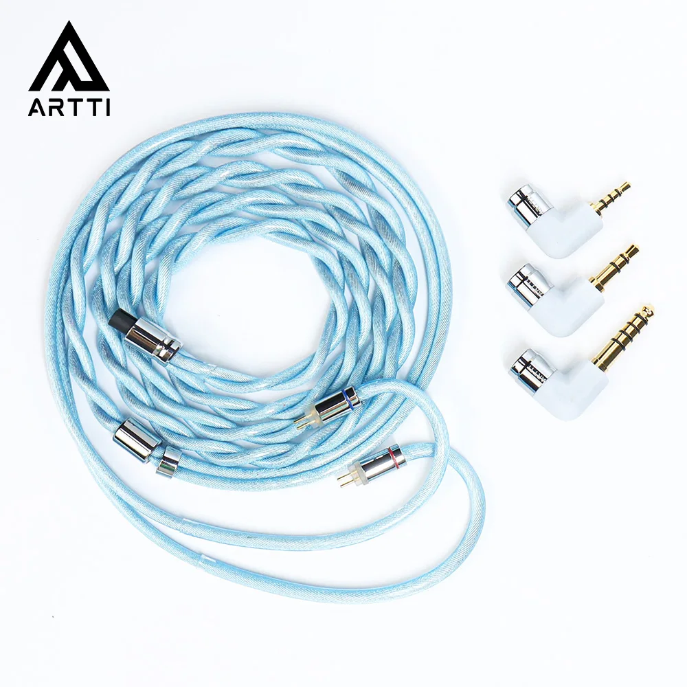 

ARTTI CLEAR A5 3in1 HIFI Earphone Monitor Upgrade IEM MMCX Cable with 2.5+3.5+4.4mm Detachable Plug QDC/MMCX/0.78 2pin Connector