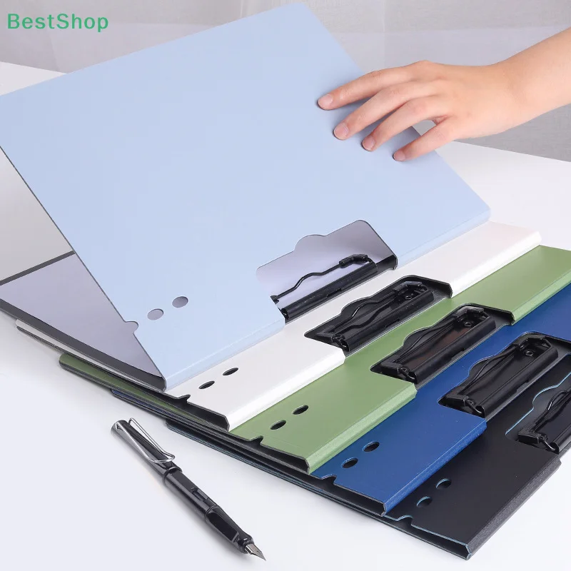 

1pc A4 File Folders, Documents Organizer, Clipboard With Cover, A4 Paper Folder For Business & School, Stationery & Office Suppl