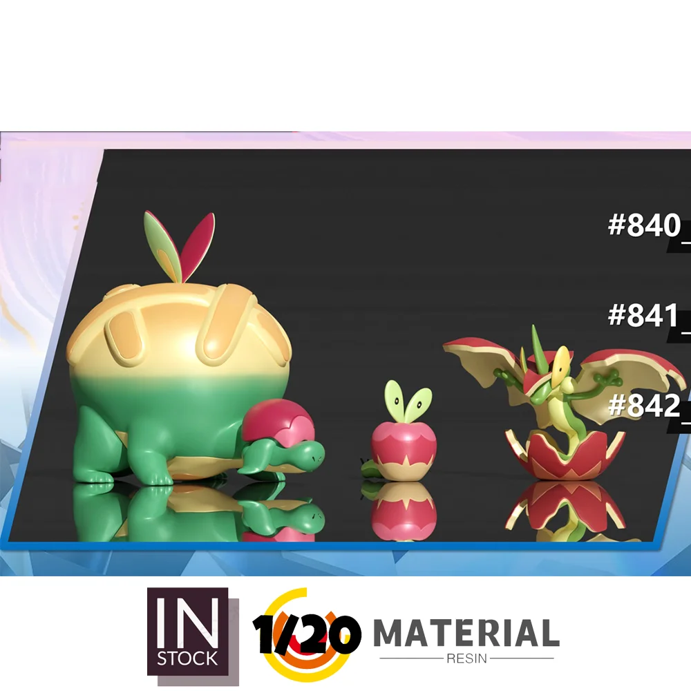 [PREORDER] 1/20 Resin Figure [SXG] - Applin & Flapple & Appletun NO840-841-842