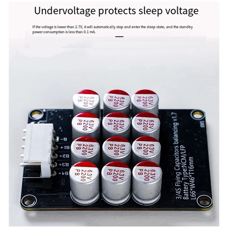 

5.5A Current Active Balancer 6S Equalizer Lithium Lifepo4 LTO Lithium Battery Active Equalizer Balance Board Durable