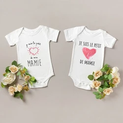 I Am The Little Heart of Granny Funny Newborn Baby Bodysuits Newborn Jumpsuit Harajuku Trendy Hipster Baby Cute Toddler Clothes