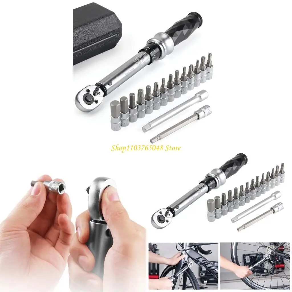 

R53E High Accurate Bicycles Front Fork Caps Wrenches Sockets Cycling Wrenches Tool for Home Bike Maintenance Solution