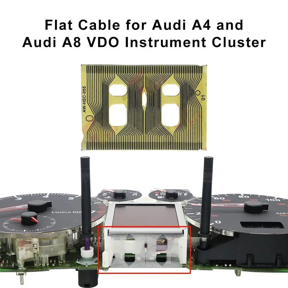 Flat Ribbon Cable for Audi A4 A8 VDO Instrument Cluster Pixel REPAIR