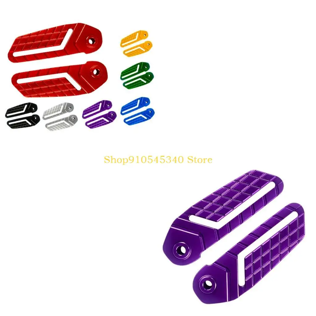 U2JA Passenger Rear Footrests for TMAX500/530 Motorcycles with Anti-Slip Texture