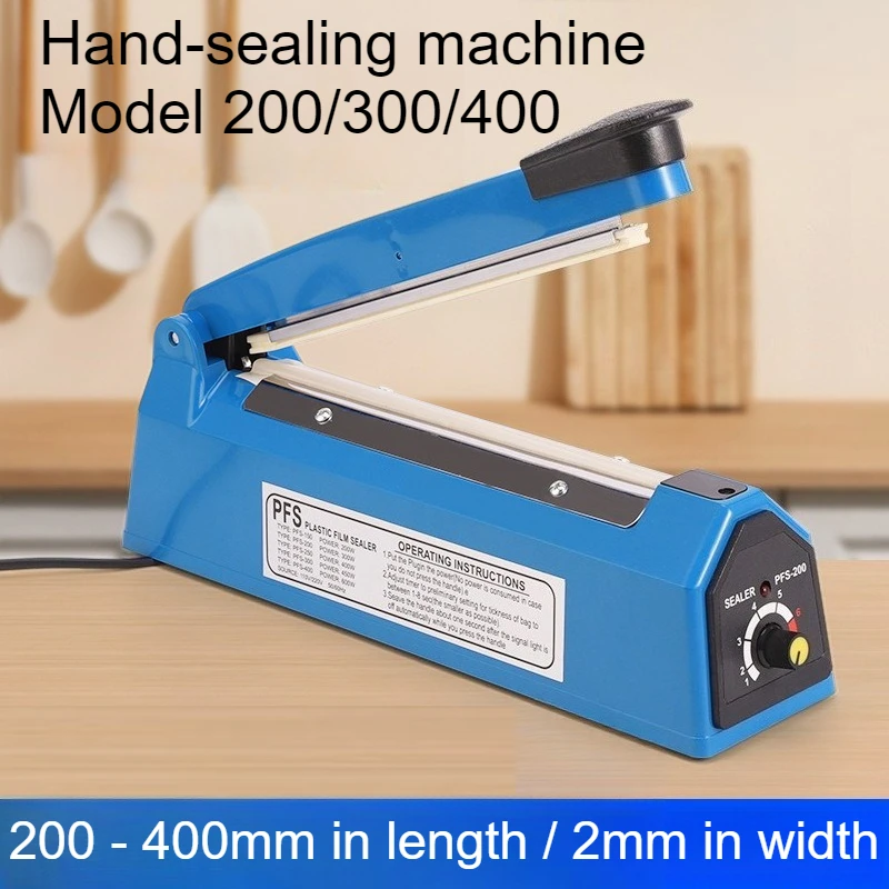 Pressa con sigillatrice a mani Macchina per sigillare sacchetti manuali per pellicola di alluminio di piccole dimensioni per uso domestico