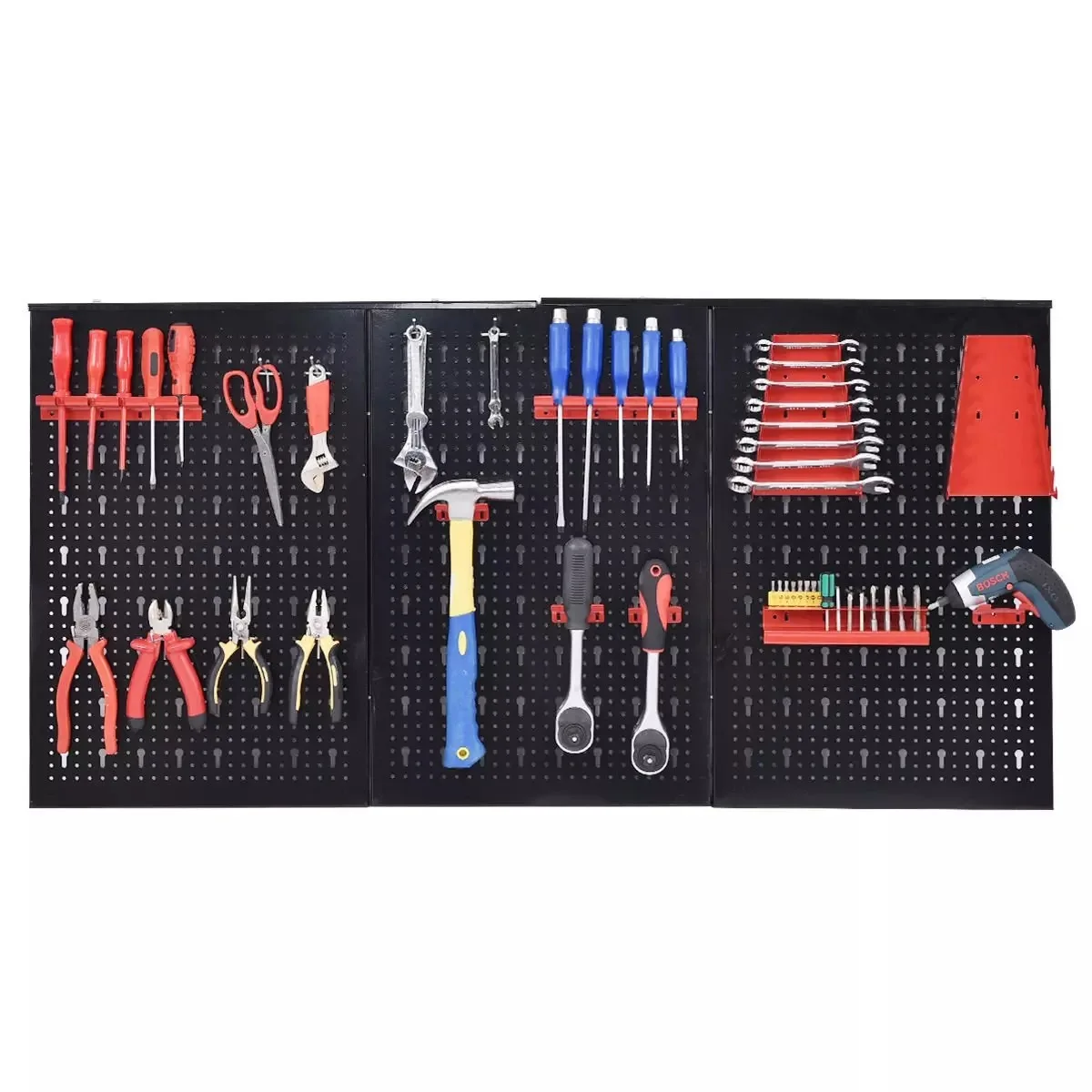 Suporte de exibição de ferramentas pegboard, prateleira de exibição de hardware, rack personalizado, novo design