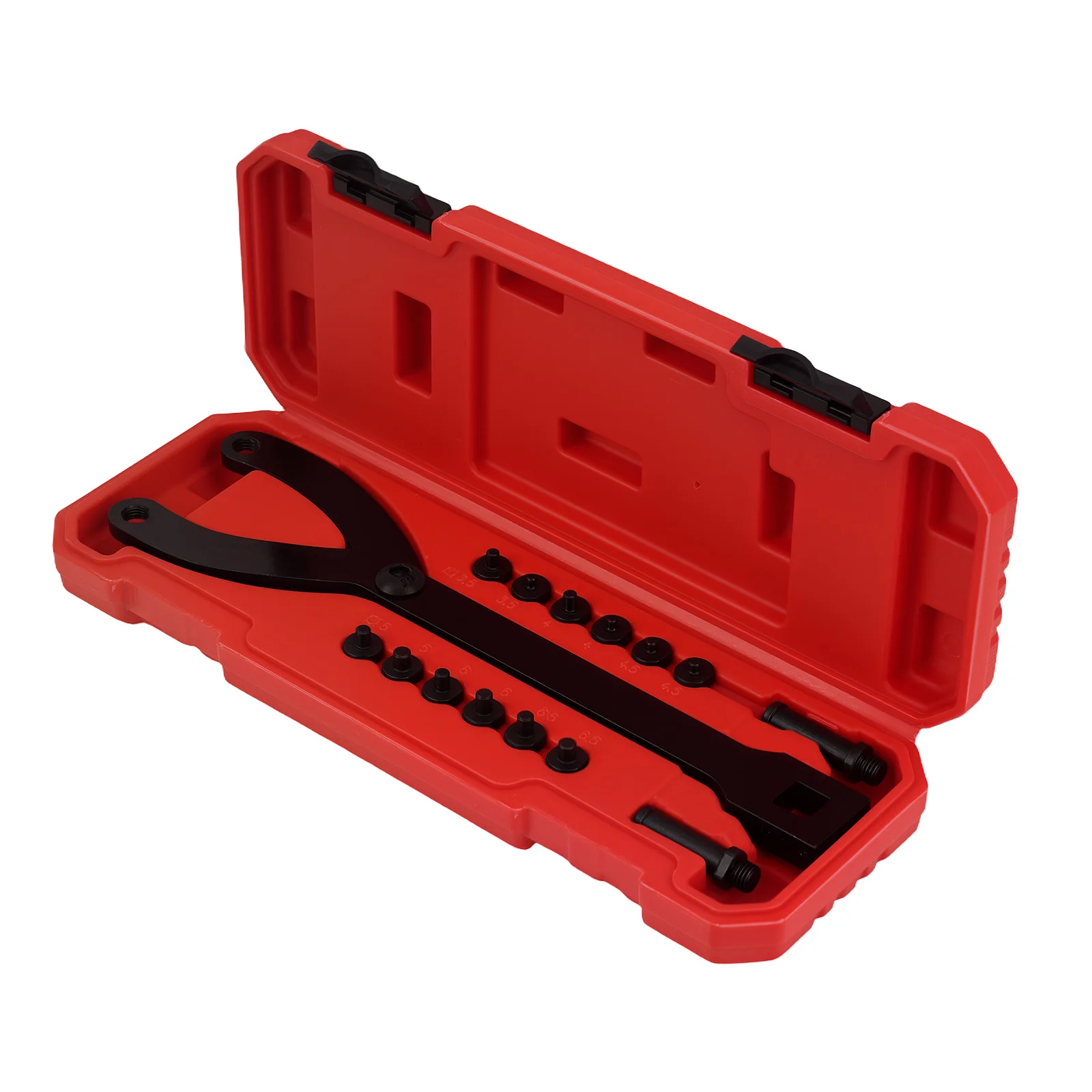 

Adjustable Variable Pin Spanner Wrench Tool 1/2" Drive 3.2-12.7cm Steel Set