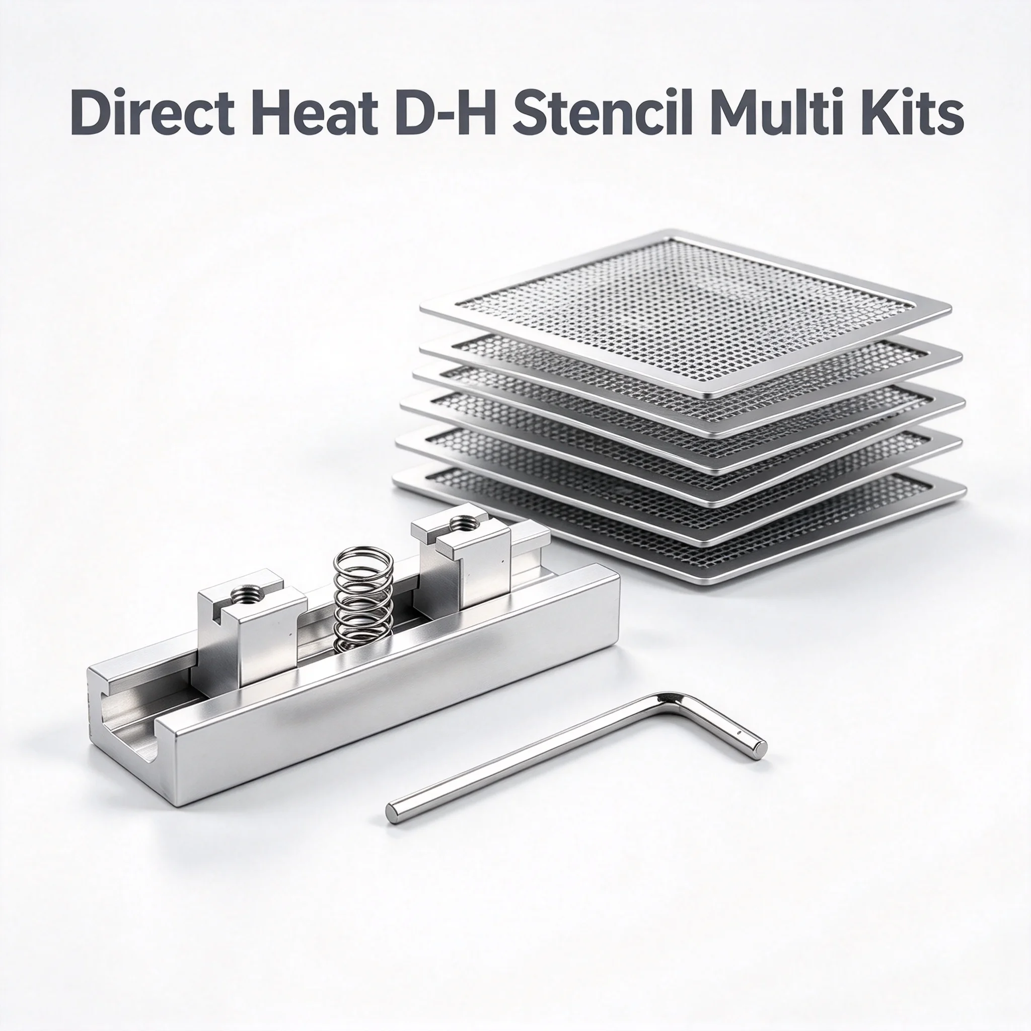 LY.GROUP.CHINA Direct Heat D-H Stencil Multi Kits With Upgraded Jig For Universal Memory Intel Nvidia ATI Video Card CPU