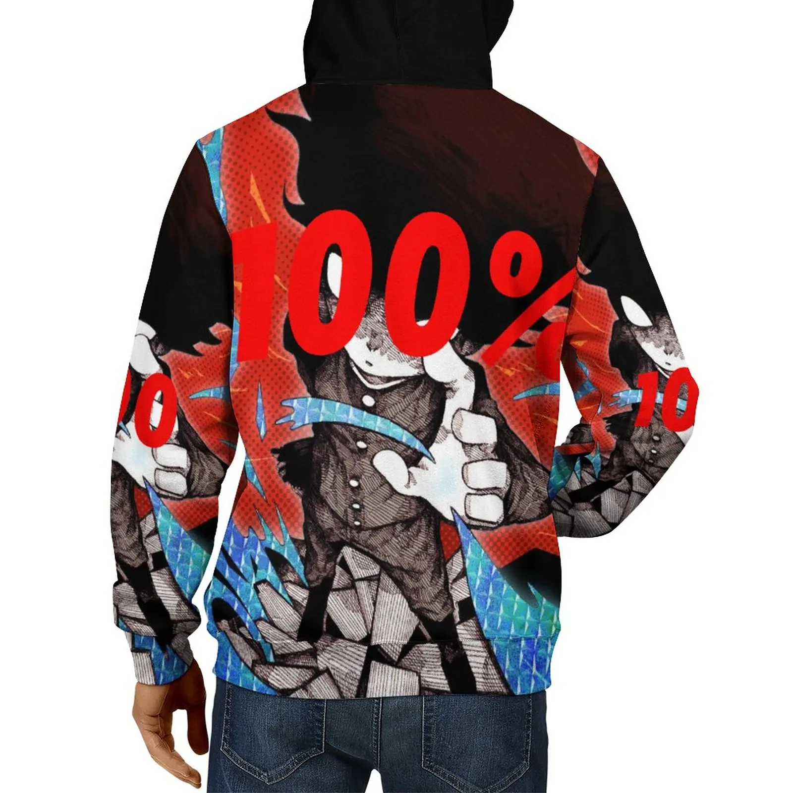 

Jumeast Anime MOB PSYCHO 100 Hoodies Sweatshirts 3D Printed Shirt Cosplay Manga Drip Clothing Street Tops 7XL Demon Slayer Hoody