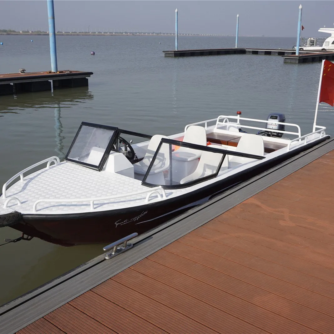 Aluminum alloy open boat speedboat tourist boat fishing boat rescue small yacht assault boat