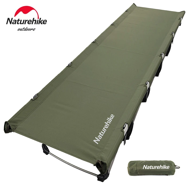 

Naturehike Camping Cot Ultralight Outdoor Folding Bed Portable Single Office Nap Bed Foldable Fishing Beach Travel Camping Bed