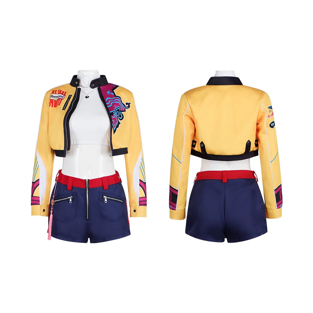 

Kpop Demon Hunters Cosplay Superstar Rumi Mira Zoe Anime Cosplay Costume Full Set Group Suit Women Halloween Party Roleplay
