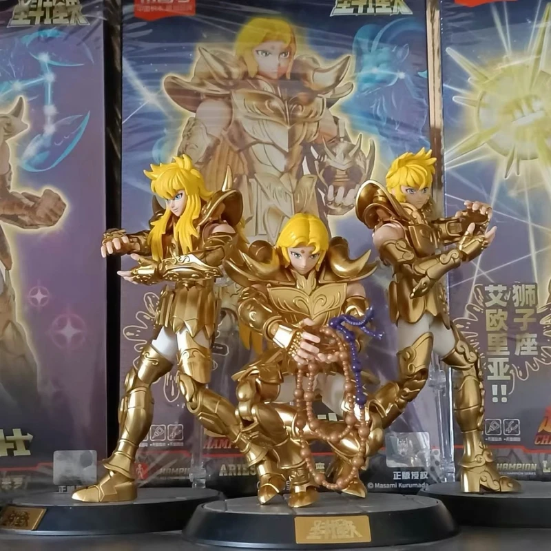 Saint Seiya 15cm Blokees Champion Class Aries Mu Anime Figure Masami Kurumada Action Figure Decortion Kids Christmas Gift