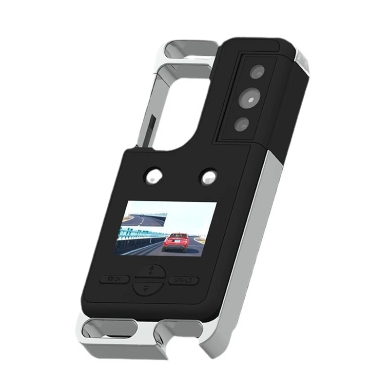ABSU 2K HD Mini Camera Keychain Outdoor Lighting Camcorder 1080P Sports Cam Motorcycle Waterproof Back Clip Video Recorder