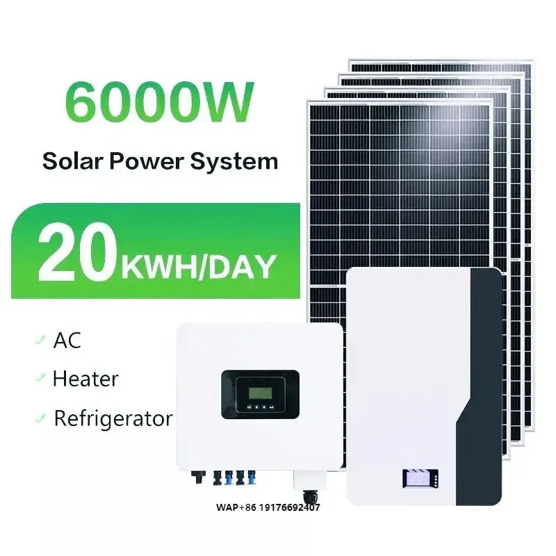 Jinko JA Trina Solar Panels Systems Complete Kit Home Solar 6kw 10kw Battery Hybrid Power Invert Panel System for Home