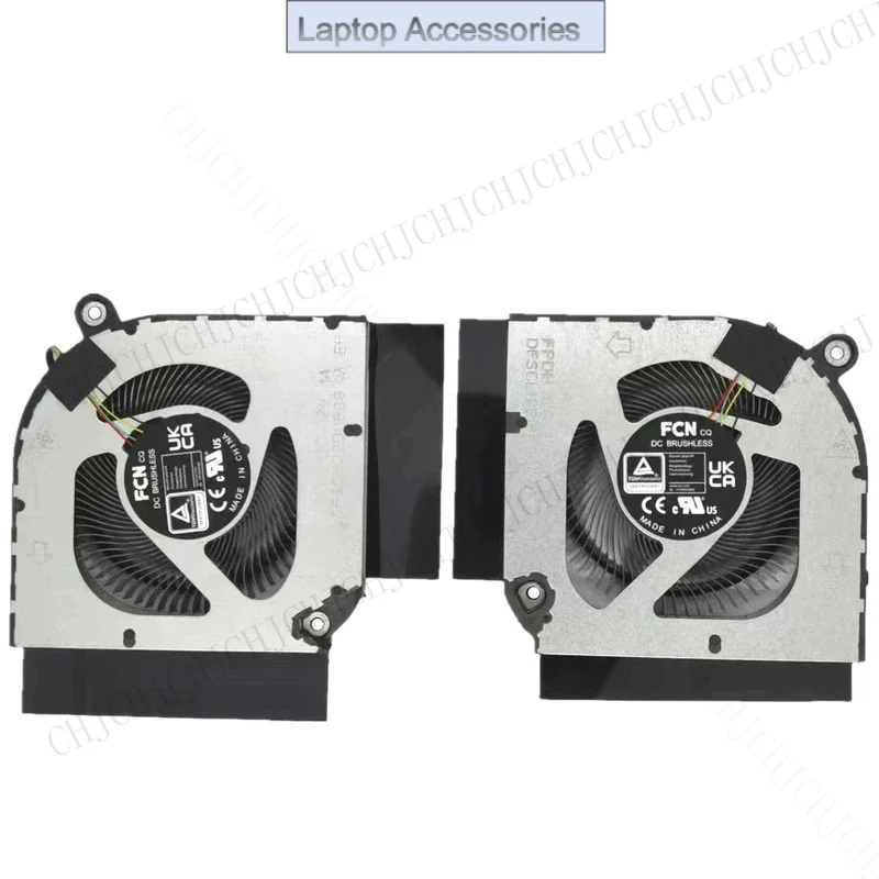 

CHJ New Laptop CPU + GPU Cooling Fan for Acer Nitro AN16-41 AN16-51 AN17-41 AN17-42 N23Q4 Nitro 5 AN515-58 AN517-55 N22C1 AN515-