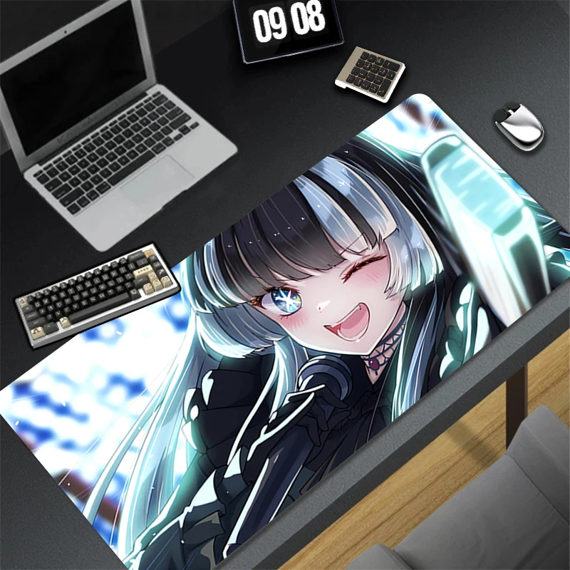 

Mousepad Computer Gaming Accessories Keyboard Pad Office PC Rubber Mouse Pad Decoracion Hololive Juufuutei Raden Desk Mouse Mat