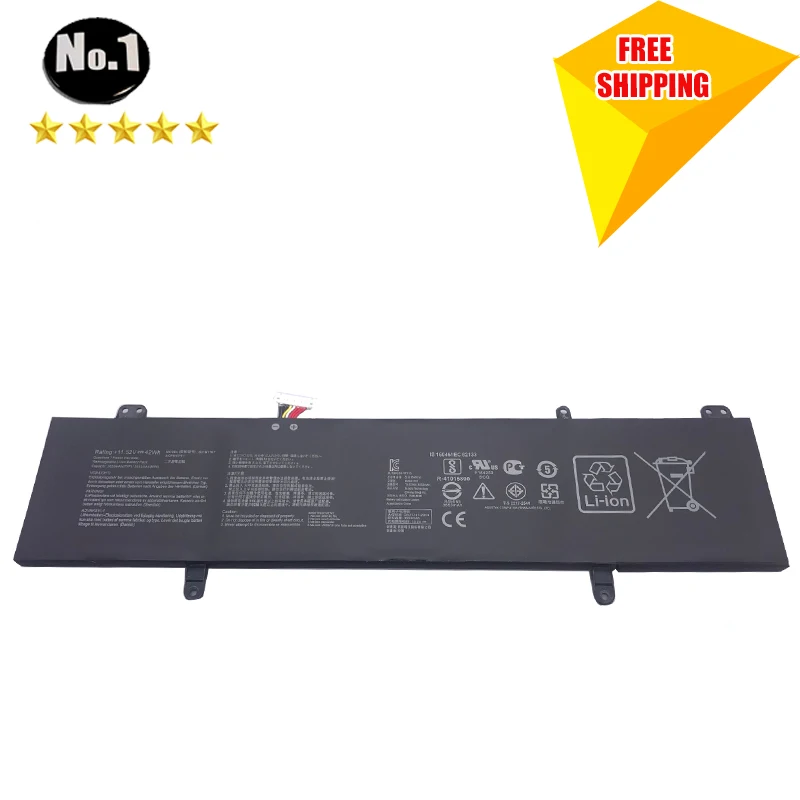 

LMDTK New B31N1707 GENUINE Laptop Battery for ASUS VivoBook S14 S410UQ S410UN S41OUN S4100V S4100VN S4200U X411UA X411UF X411UN