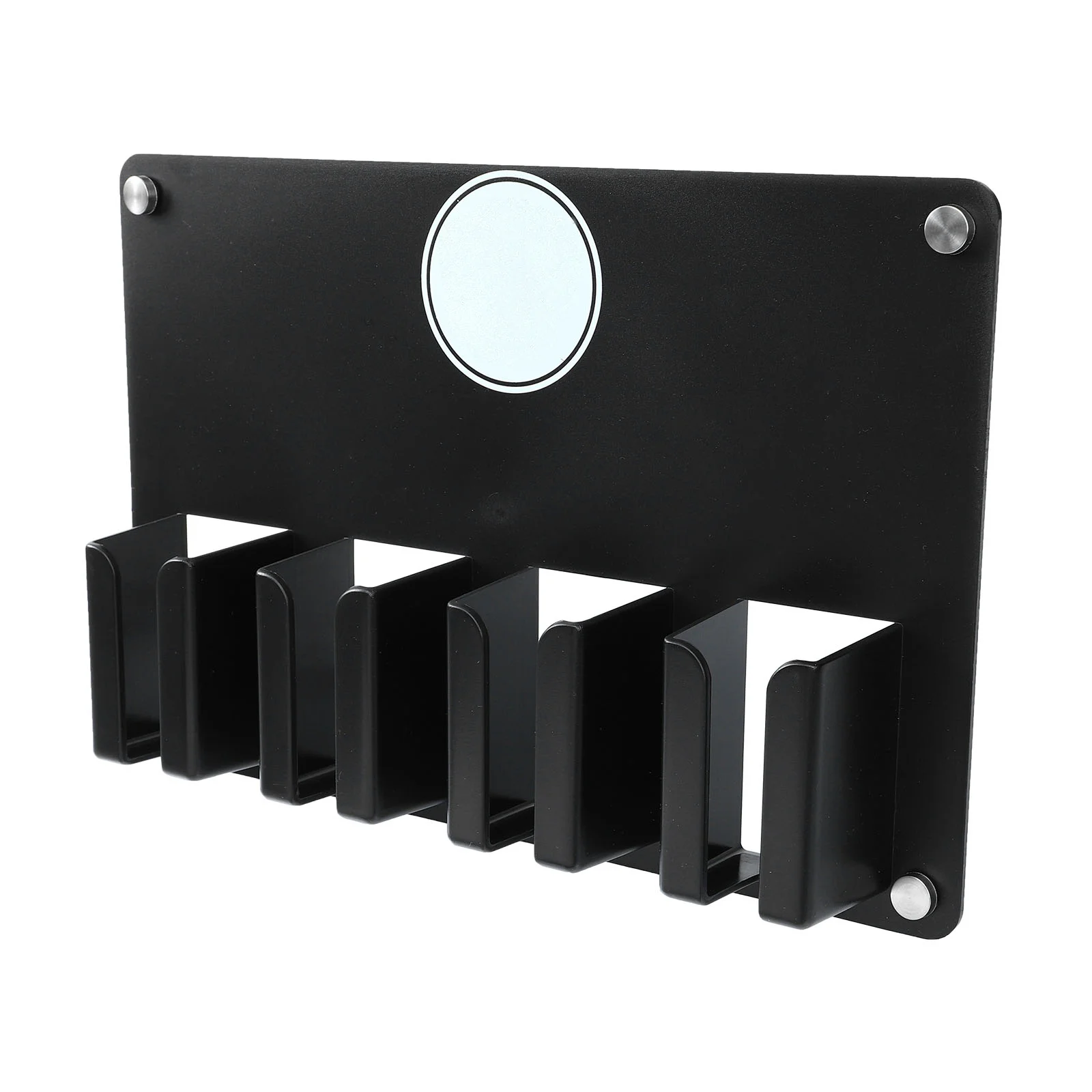 

Hair Clipper Wall Holder 4 Grids Storage Durable PP Material Bracket For Electric Clippers Combs Salon Home Use Practical