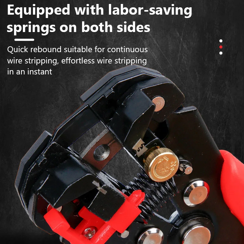 كماشة تجريد الأسلاك الأوتوماتيكية كماشة كسر كابل كهربائي أدوات سحب الأسلاك المحمولة متعددة الوظائف #3