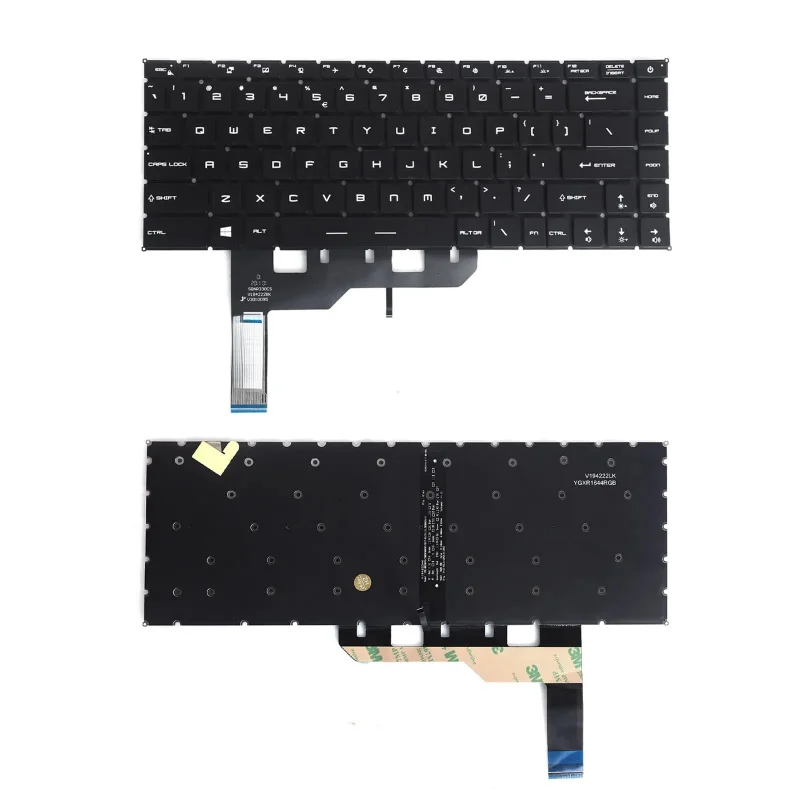 

Клавиатура для ноутбука Z US для MSI GE66 GS66, черная, с подсветкой