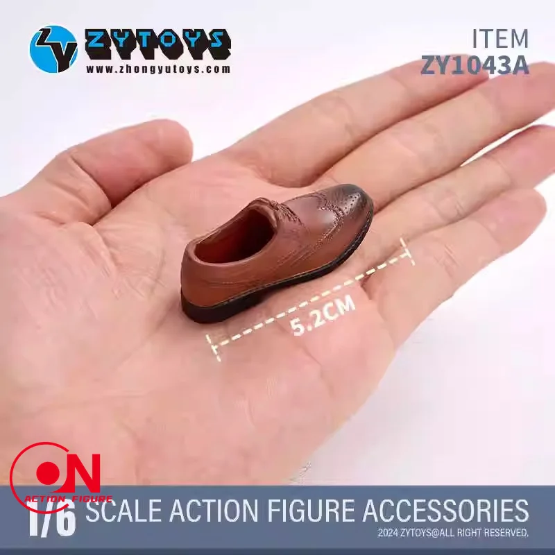 ZYTOYS 1/6 ZY1043 ذكر البروغ دعوى أحذية من الجلد أحذية جوفاء نموذج الملابس ملحق صالح 12 ''الجندي عمل الشكل الجسم
