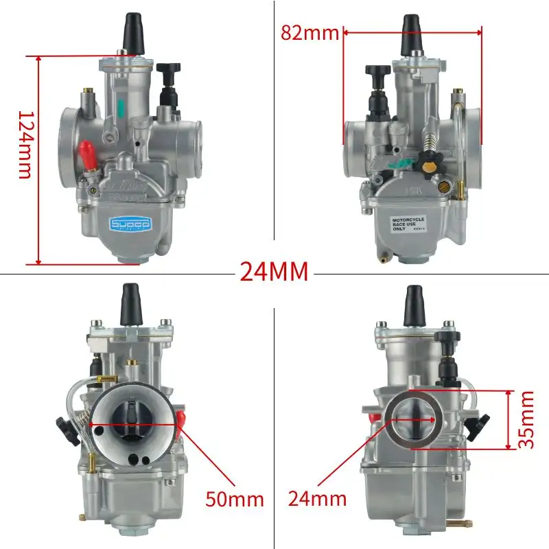 For KOsO OKO 24 26 28 30 3234mm Blue Bowl 2T 4T Universal ScooterATV Dirt Bike KElHIN PWK Racing Carburetor With FreeJet Set - Image 9