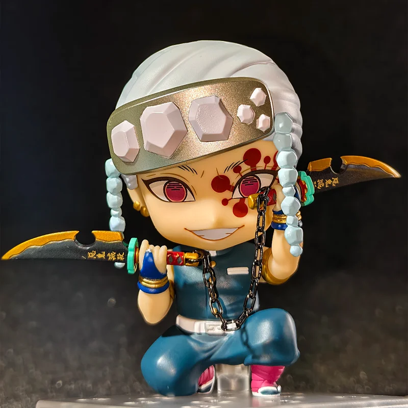 حقيقي ابتسامة جيدة Nendoroid شيطان القاتل Uzui Tengen نموذج أنيمي ألعاب شخصيات الحركة غرفة الاطفال زخرفة فتاة الهدايا جمع