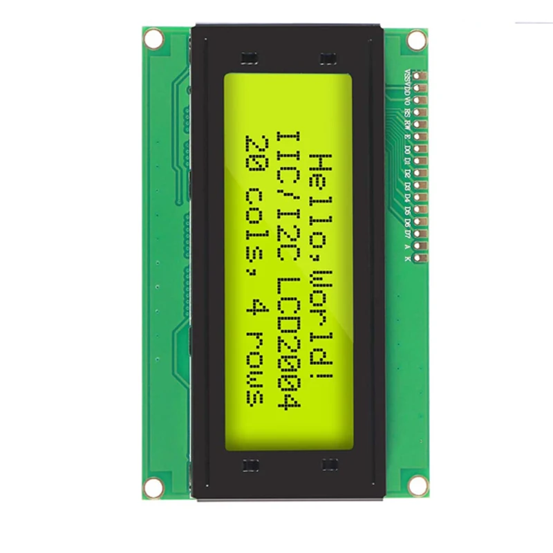 Lcd 1602 2004 Module Blauw Groen Grijs Scherm 16X2 20X4 Karakter Lcd Display Module HD44780 Controller LCD1602 LCD2004