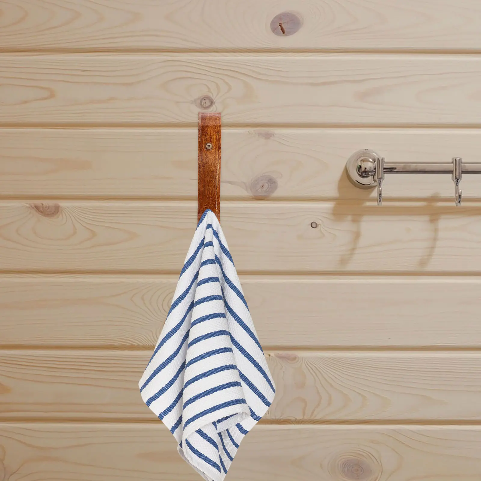 

Sturdy Bamboo Wall Hooks Wooden Towel Holder Bag Hanger Bathroom Coat Hook Decorative Modern Hook For Kitchen Closet Entryway