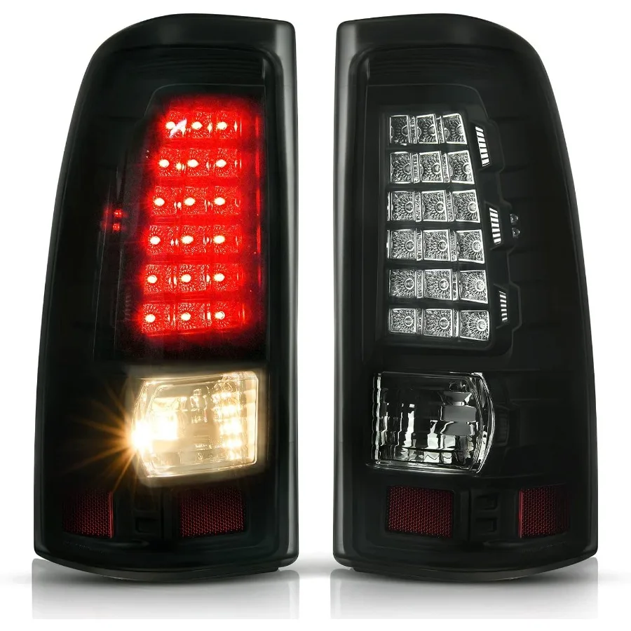 

Tail Light Assembly Compatible with 2003-2006 Chevy Silverado 1500/1500HD/2500/2500HD/3500, 2007 Chevy Silverado Classic, 1999-2