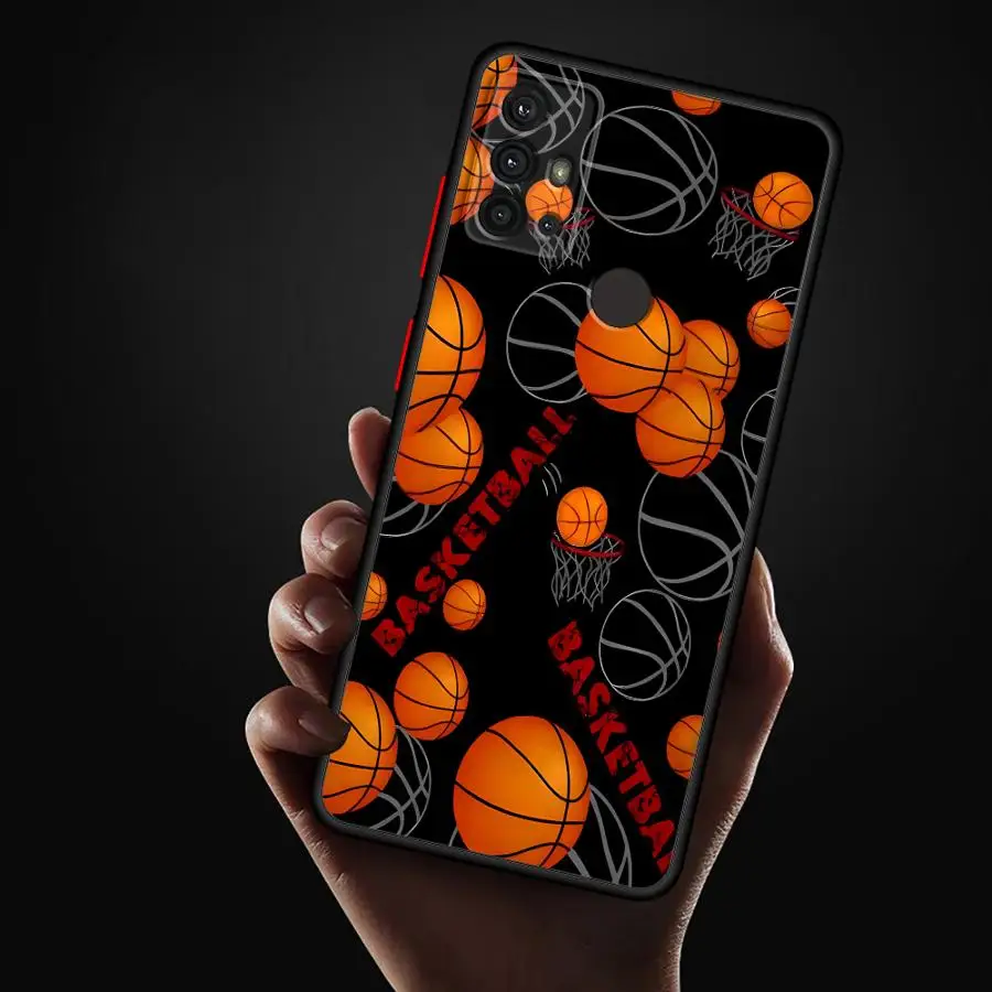 عودة غطاء الهاتف حقيبة لهاتف سامسونج غالاكسي A21s A25 A26 A36 A35 A33 A53 A54 A52 A56 A34 A24 A73 كرة السلة رجل كول #4