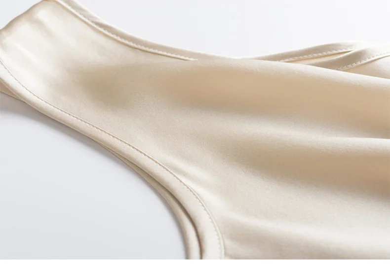 SuyaDream. Women Basic Cozy Tanks, 100% Real Silk, O Neck Sleeveless Chic T Shirt, 2025 Solid Summer Vests, White, Pink, Beige