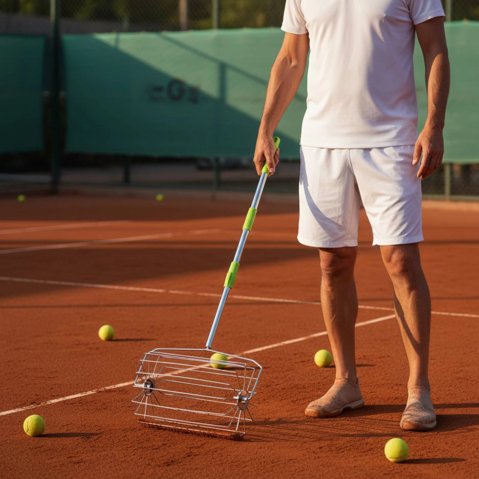 調節可能なピックルボールピッカー 大容量ピックルボールボール - Sports Equipment For Training のレビューと価格