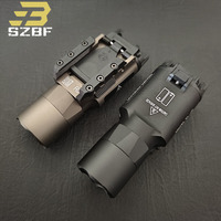 Sotac Tactical SF X300 X300U Ultra LED 400 lumen Metal Pistol Weapon Light Fit 20mm Rail Airsoft Hanging Hunting Flashlight