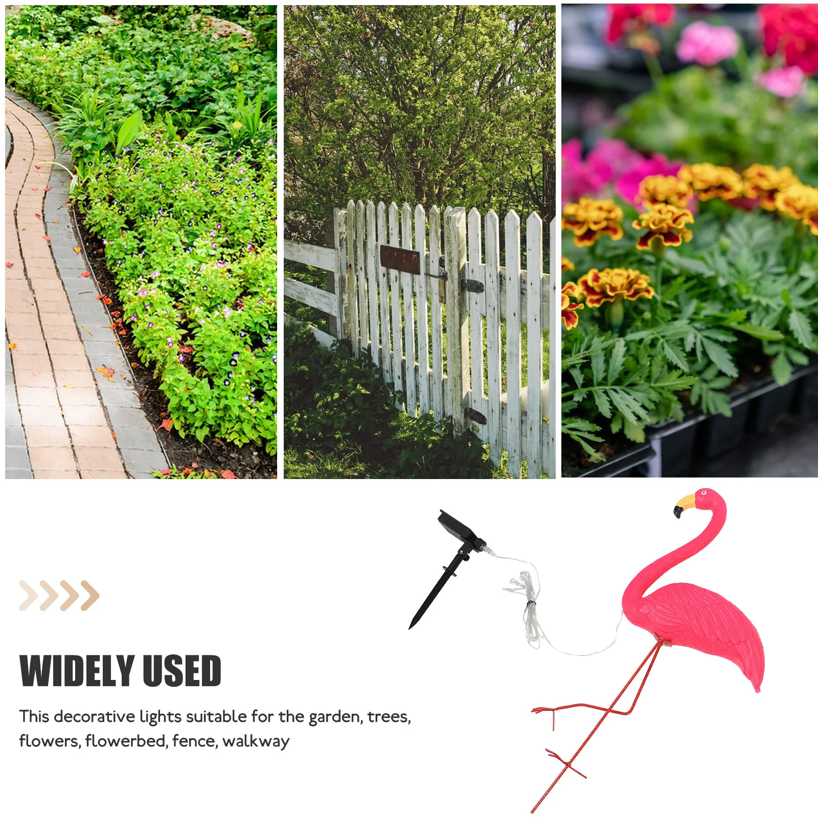 

Solar Powered Flamingo Lights Large LED Outdoor Garden Lawn Lamp Waterproof Decorative Flamingo Solar Light LED Garden Light