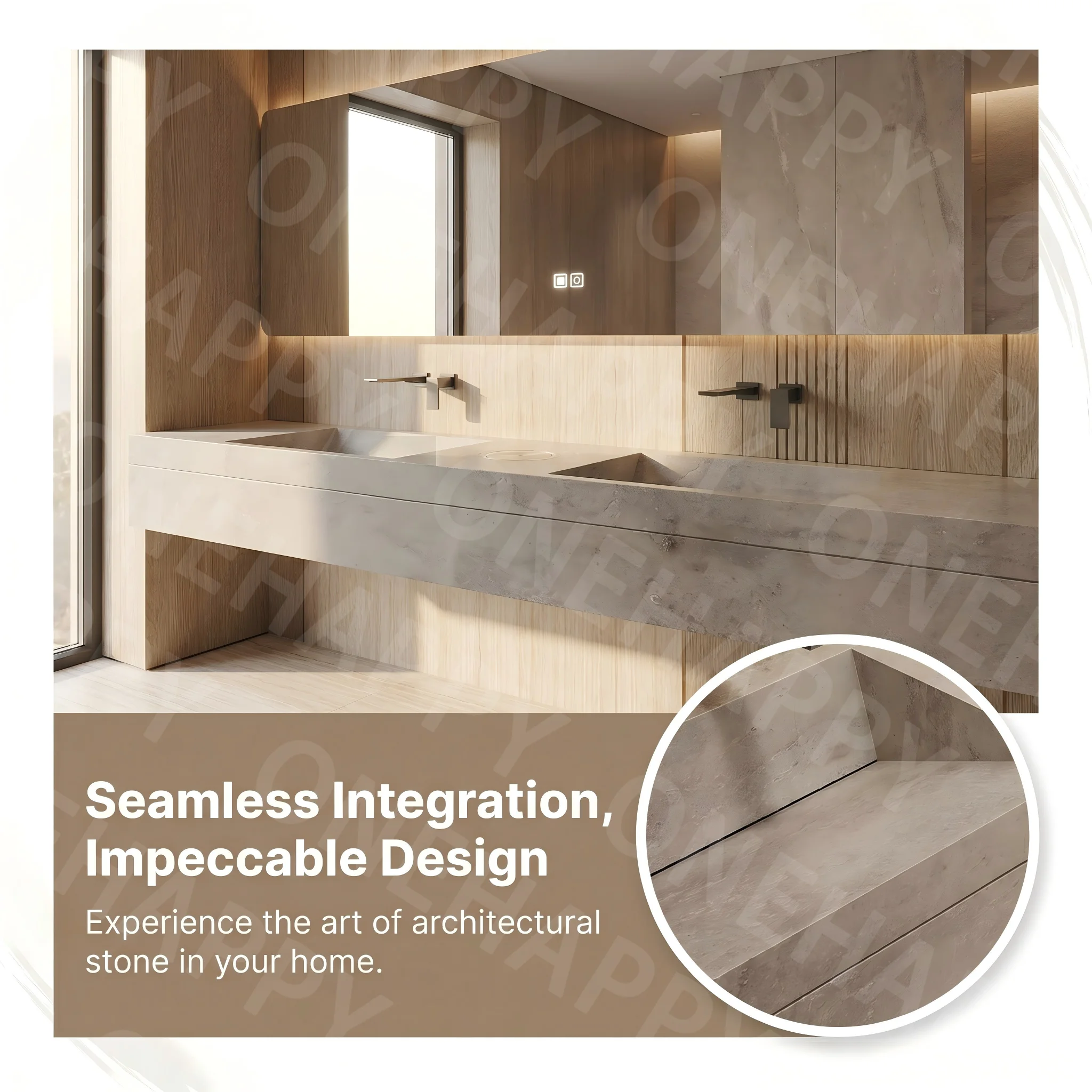 Any Size Custom Marble Seamless Stone Vanity Set Customizable Vanity Set Designer Sink Bathroom Sink Vanity Storage Cabinet Home image 2