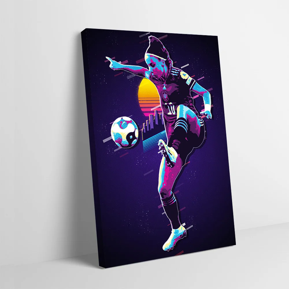 Póster de jugador de fútbol Athenea Del Cas Tillo, pintura en lienzo impresa personalizable, arte de pared, regalo para decoración del hogar, Wand Deko