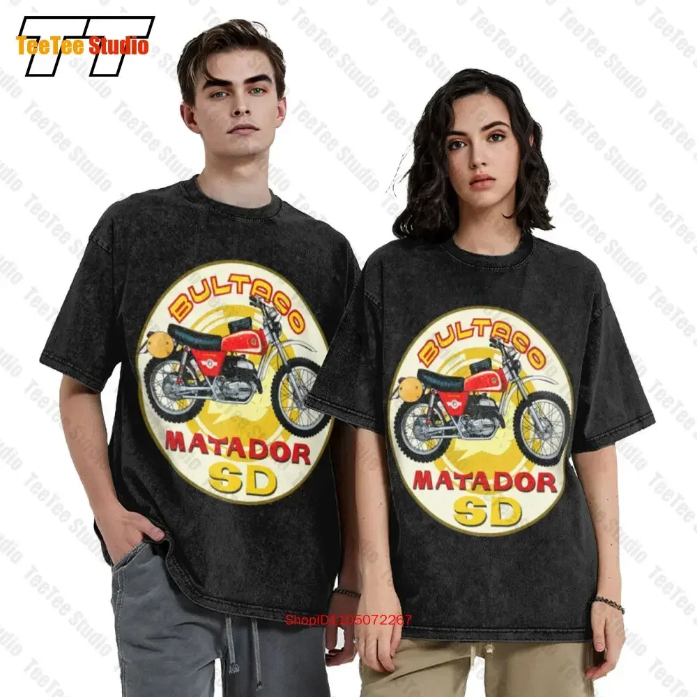 Bultaco Matador Sd Motorcycle 01 Vintage Oversized T-Shirt Y2VA