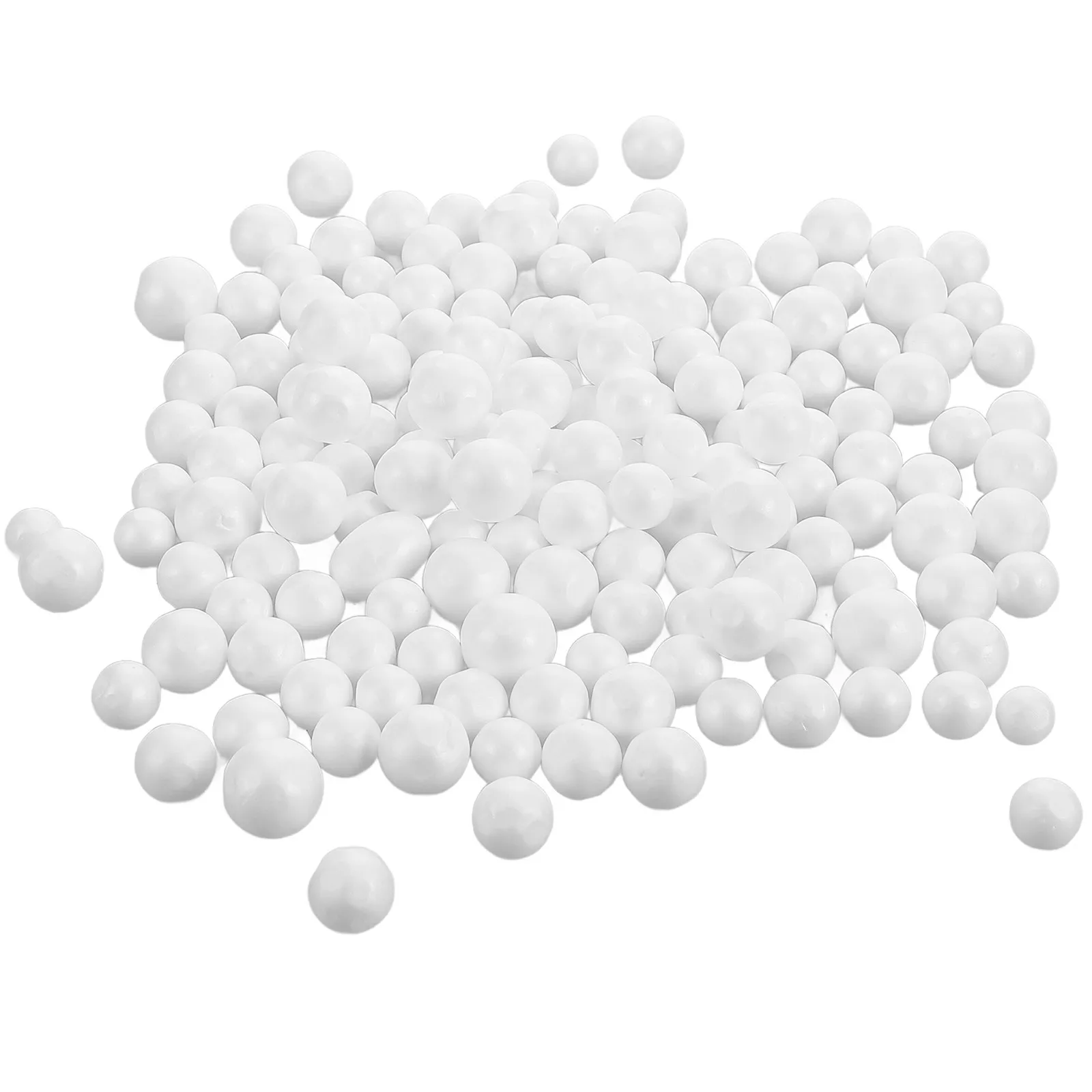 2 Bags Stuffings Filling Beads Foam Balls for Crafts White Foams Diy Supplies Small