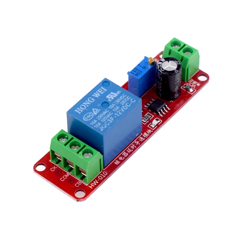 NE555 DK555 Timer Switch Adjustable Disconnect Module Time delay relay Module DC 12V Delay relay shield 0~10S