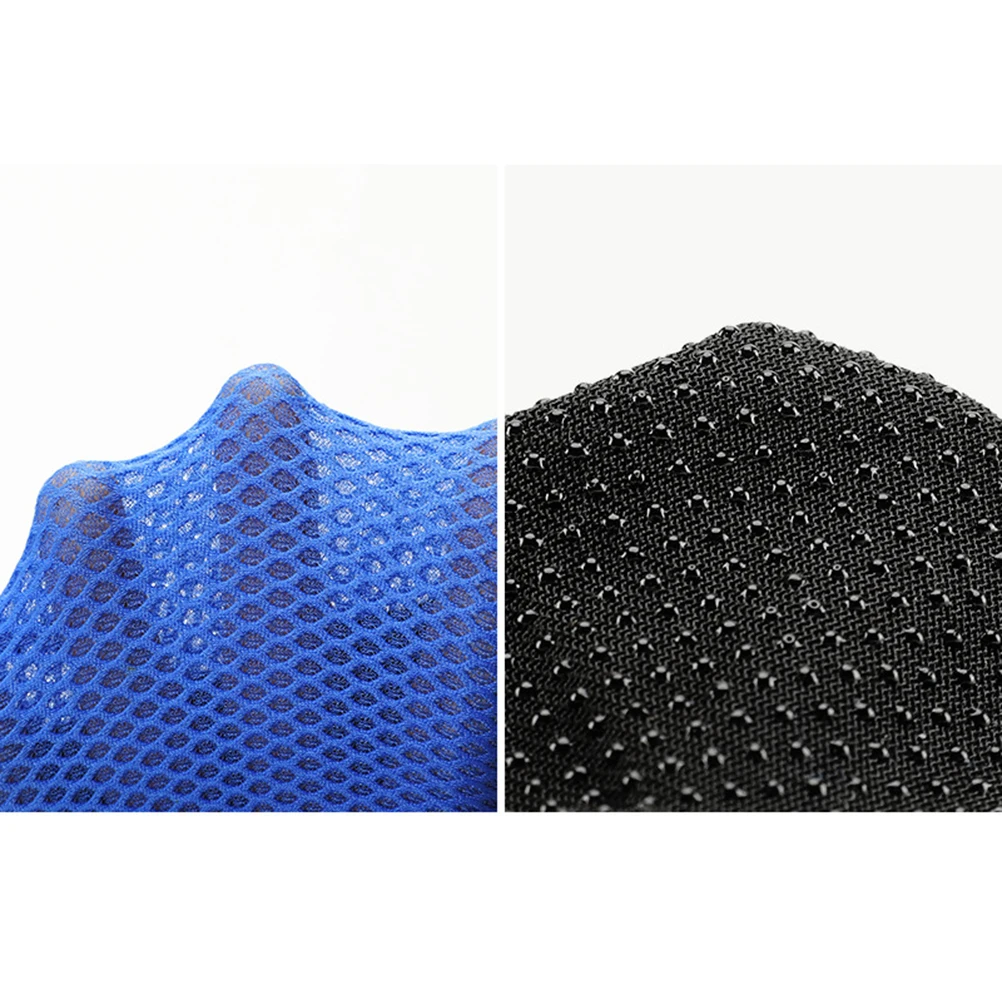 

1Pair Breathable Sun-Proof Gloves Lightweight Ice Silk Stretchy with Silica Gel Palm 2 Cut Finger Design for Outdoor Sports