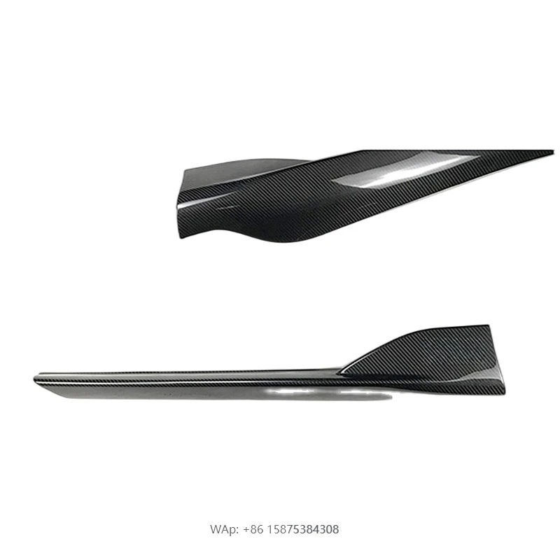 

600LT Style Carbon Fibre Side Skirt Side Spoiler Body Kit for McLaren 540C 570S Upgrade 600LT Style Carbon Fibre Side Spoiler