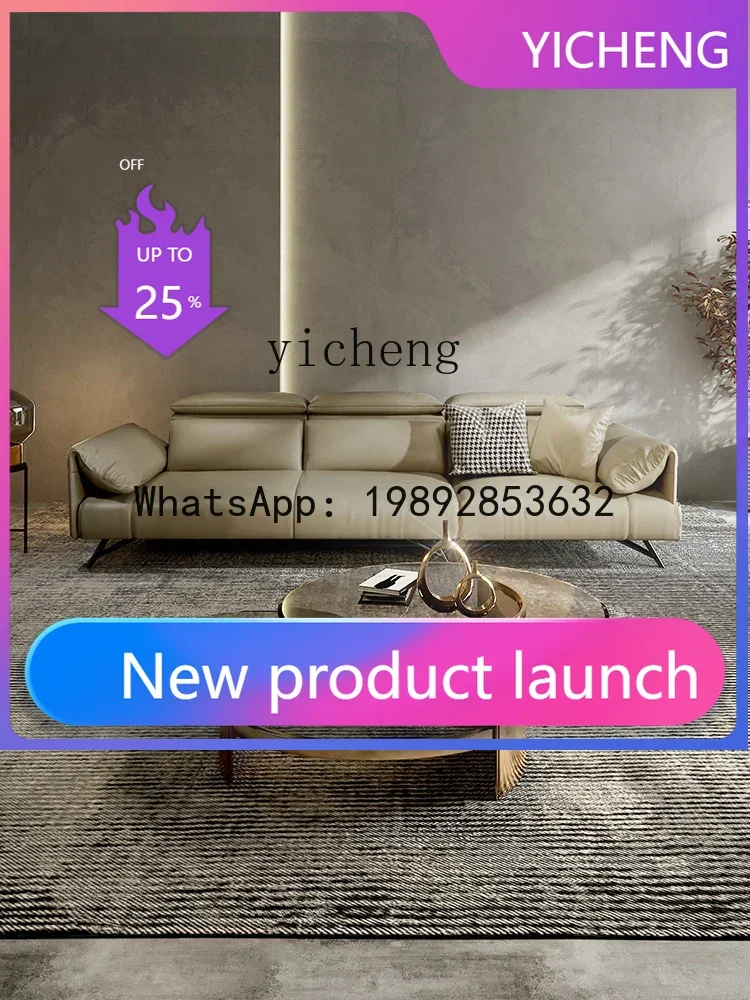 

LYY Modern Light Luxury Coffee Table Small Apartment round Tea Table Tempered Glass Living Room Furniture