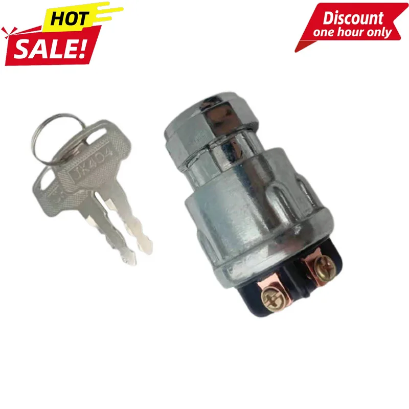 

Universal 4 Wire Ignition Switch JK404, 4 Position Starter Key Switch for Car Truck Tractor Forklift Agricultural Vehicle Parts
